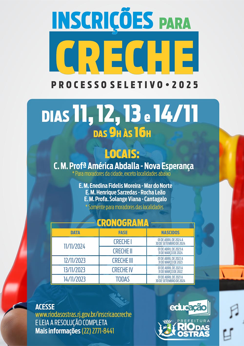 Inscrição Creche