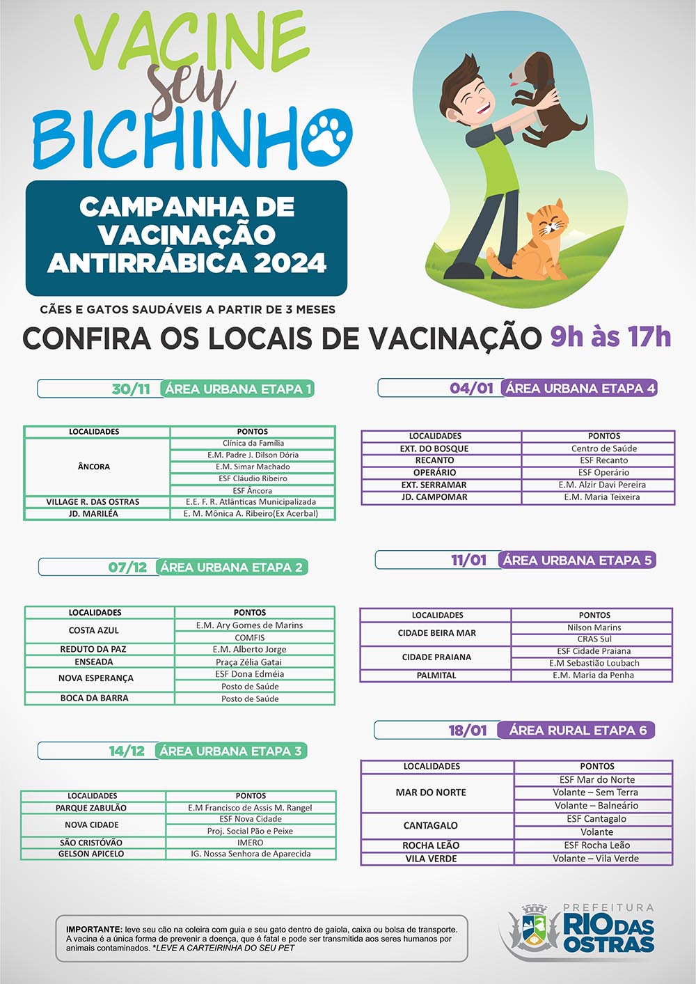 Campanha de Vacinação Antirrábica