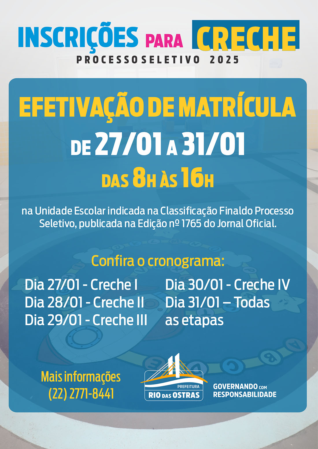 Efetivação Inscrição Creche