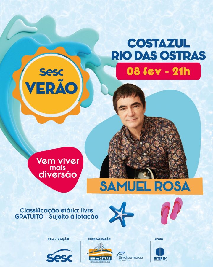 Sesc Verão 2025 - Samuel Rosa