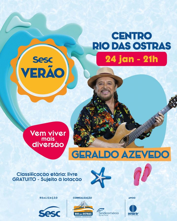 Sesc Verão 2025 - Geraldo Azevedo