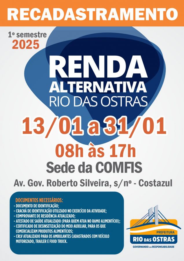 Renda Alternativa Rio das Ostras